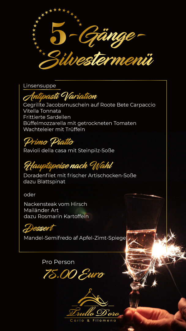 Silvestermenu 2025 Mobile